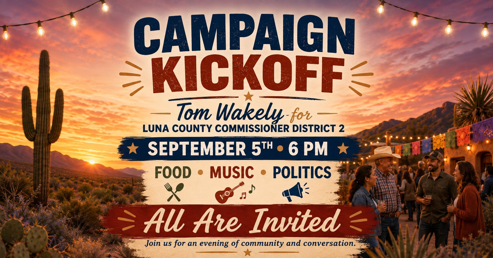 Wakely for Luna County Commissioner logo