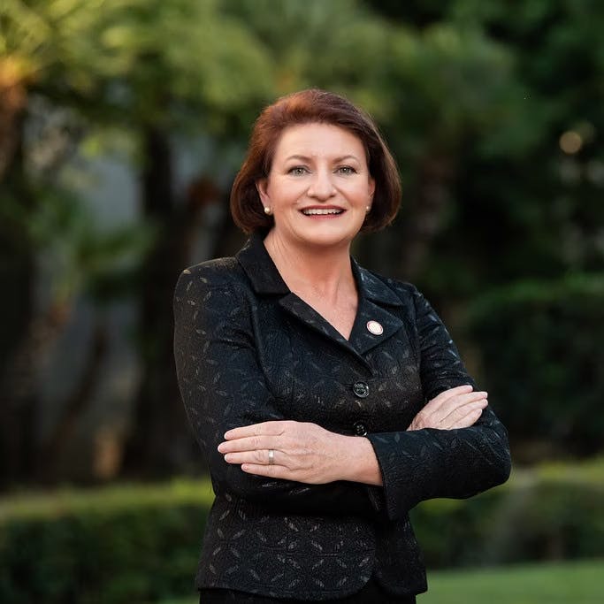 <p><span style="color: var(--color-text); text-decoration-color: var(--color-text)">TONI ATKINS,</span> President Pro Tem, State Senate (ret) Speaker, State Assembly (ret)</p>