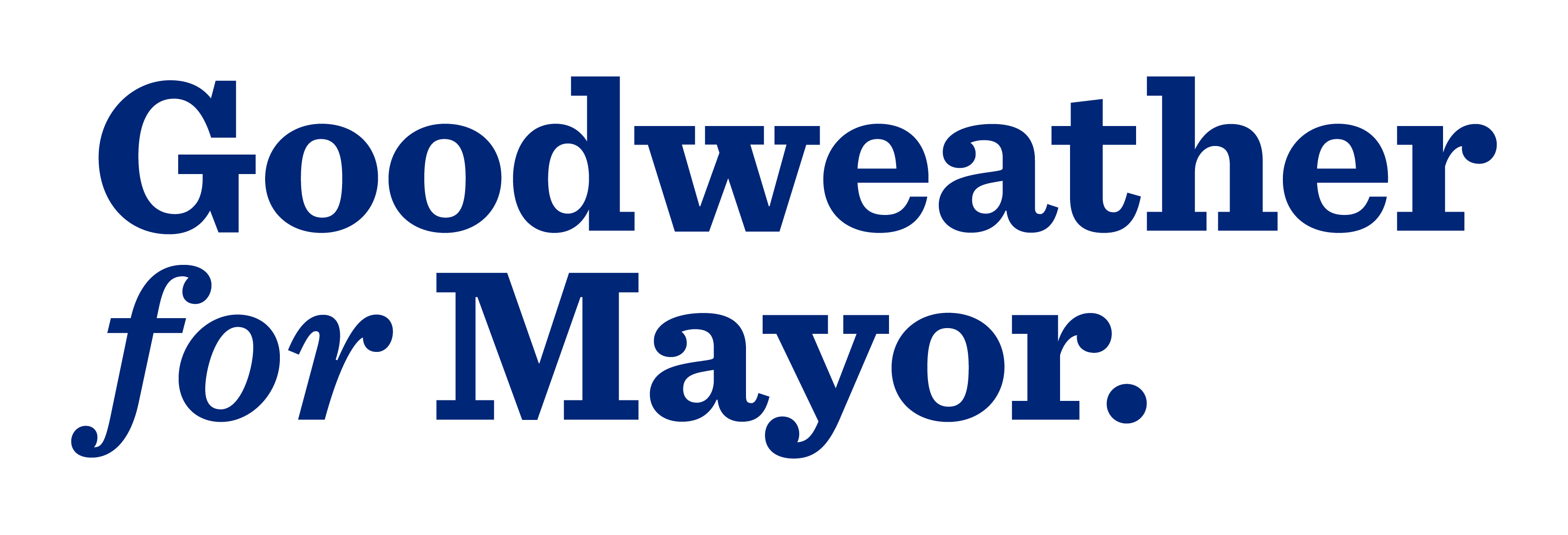 Gary Goodweather for DC Mayor