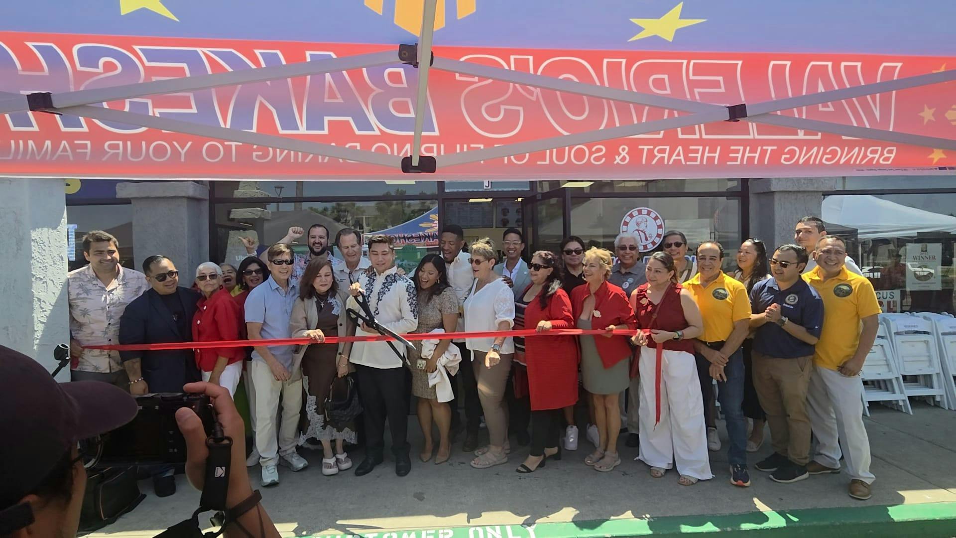 Marcus Bush at Valerios Grand Opening