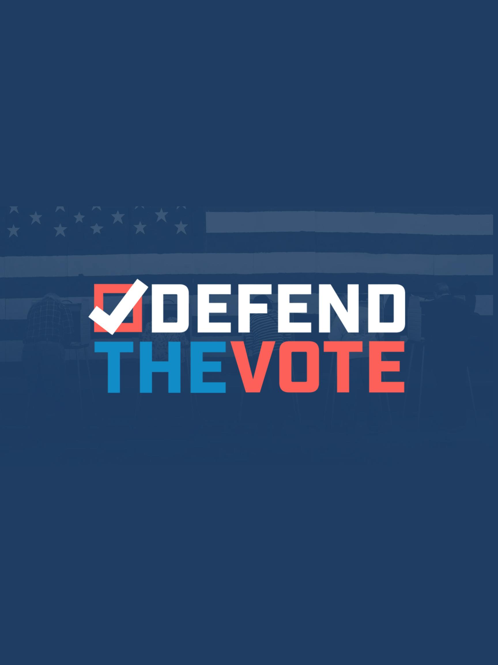 <p>Defend the Vote</p>