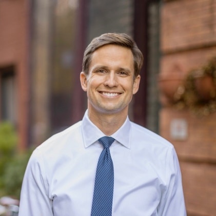 <p>New York State Senator Erik Bottcher, District 47</p>