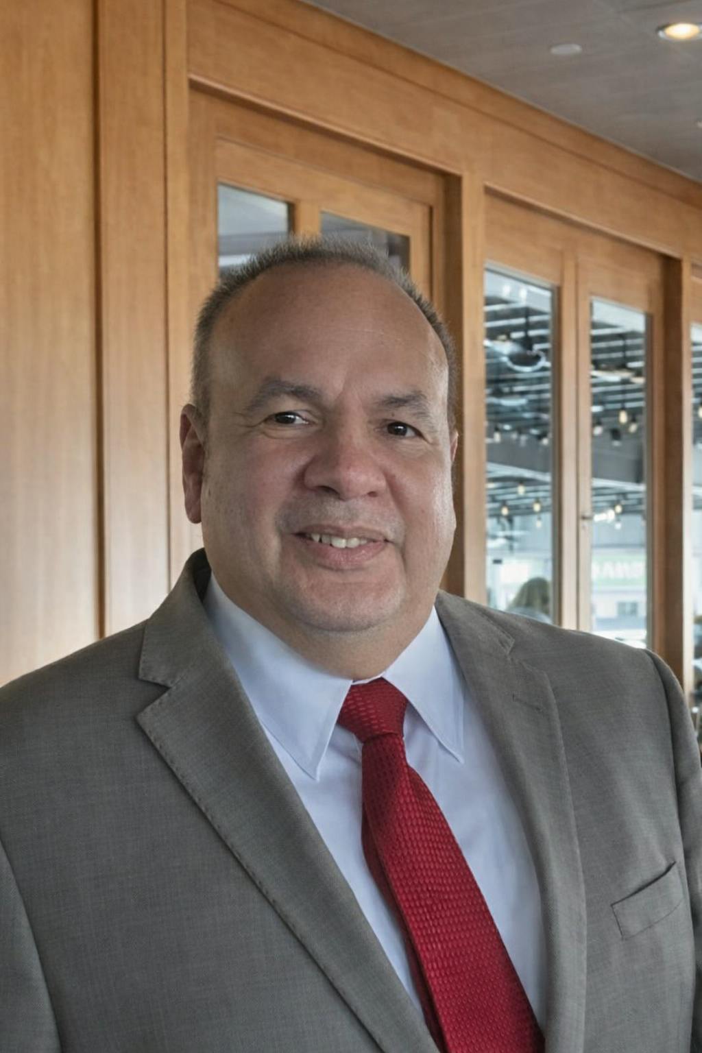 <p>NYCHA Fulton Houses Tenant President Miguel Acevedo</p>