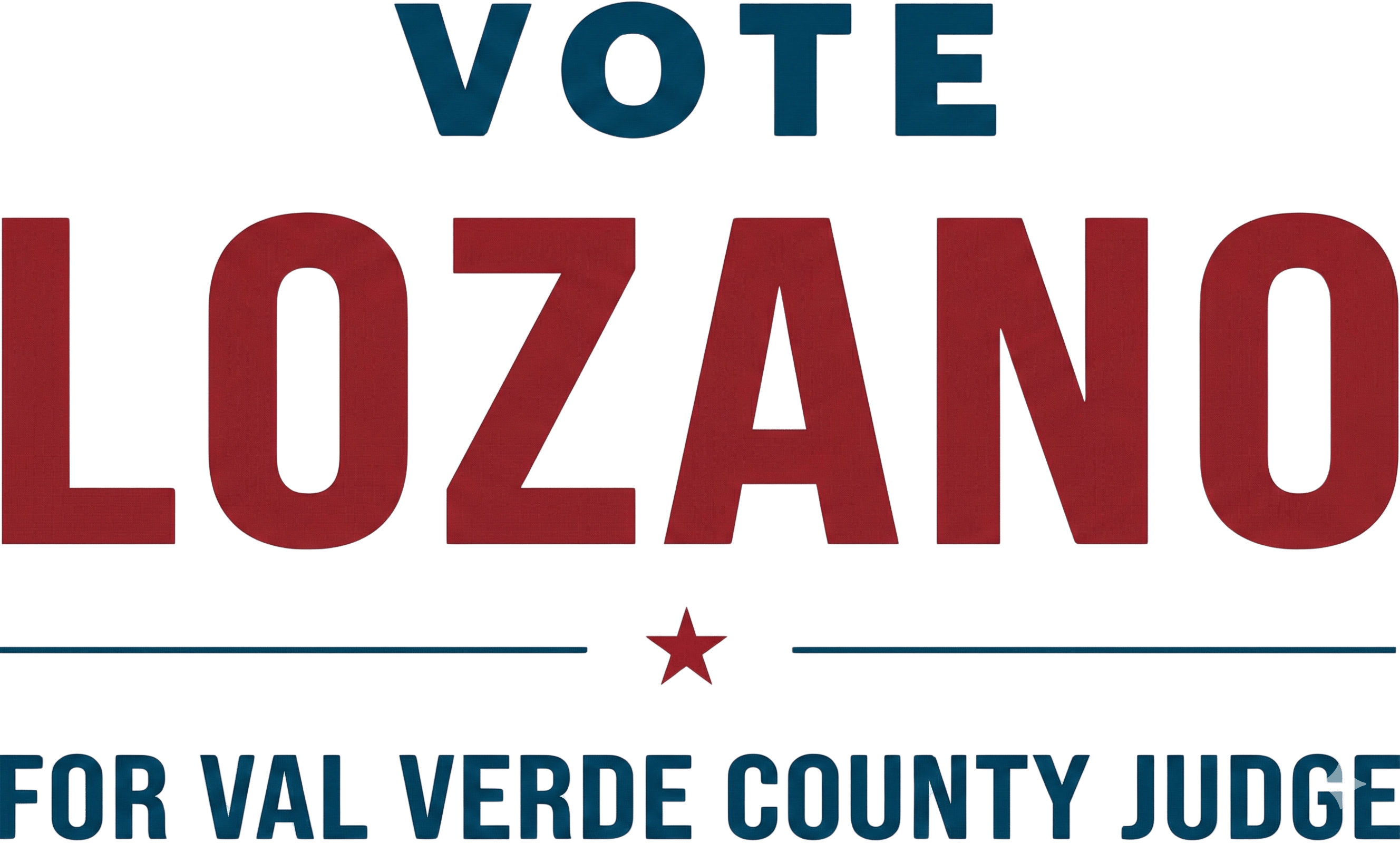 Bruno Lozano for Val Verde County Judge logo
