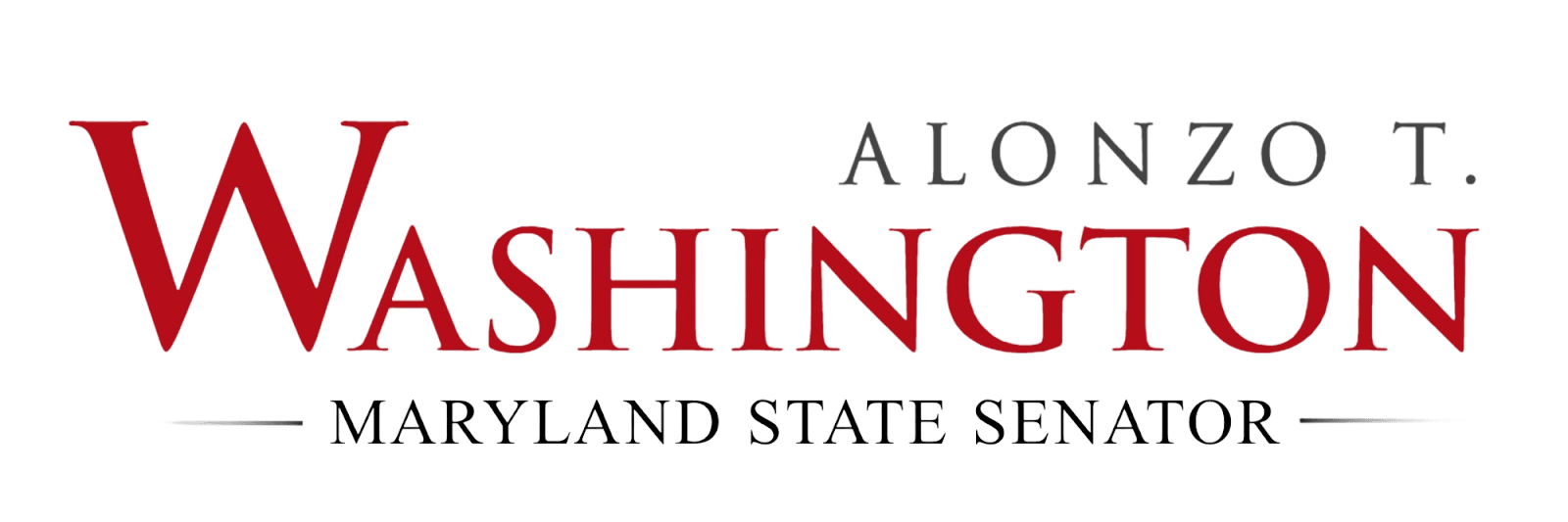 Senator Alonzo T. Washington logo
