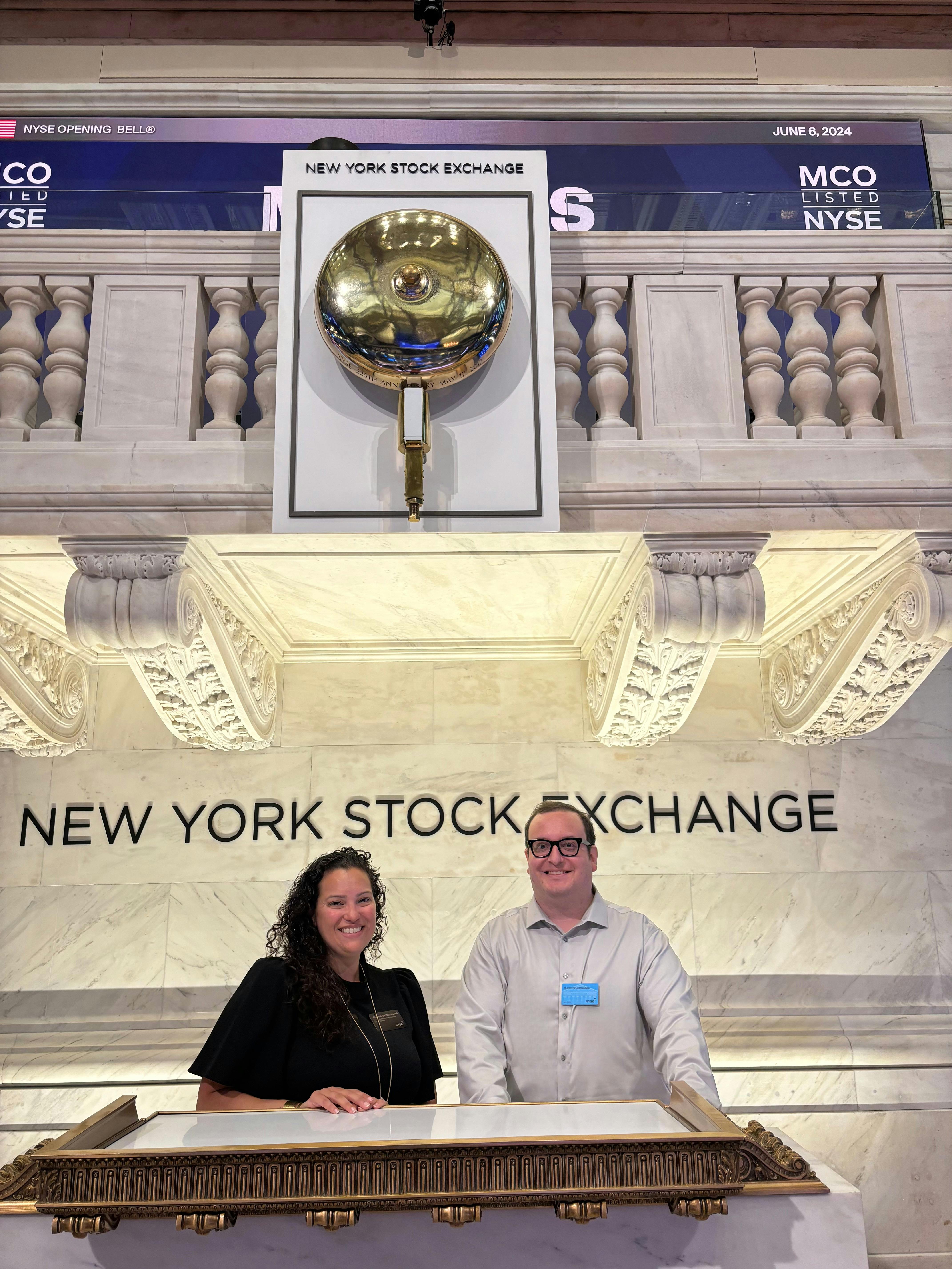 Chris at the NYSE