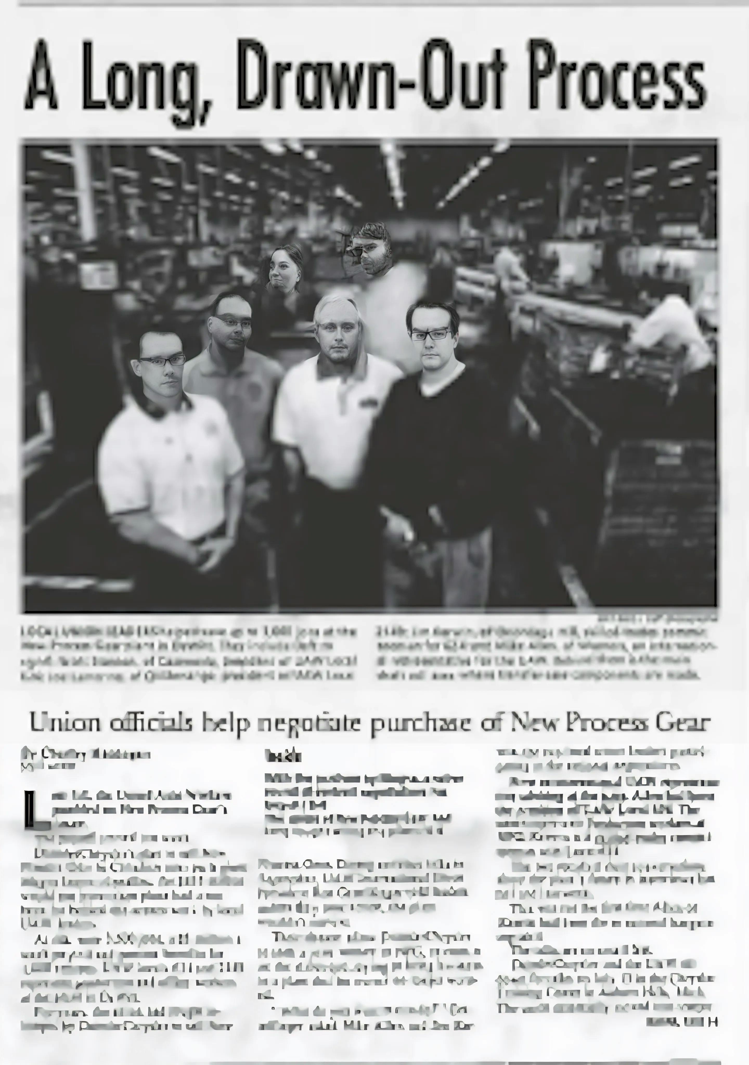 Joe with Union leaders
