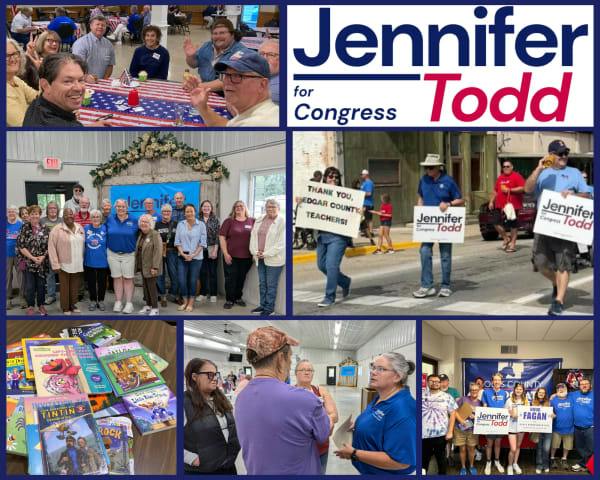 Jennifer around the DIstrict for Sept 29 newsletter