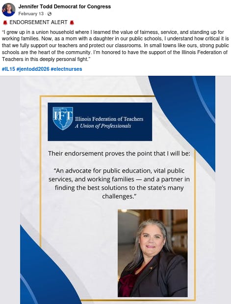 IFT endorsement