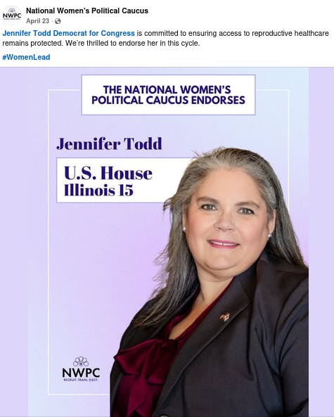 NWPC endorsement