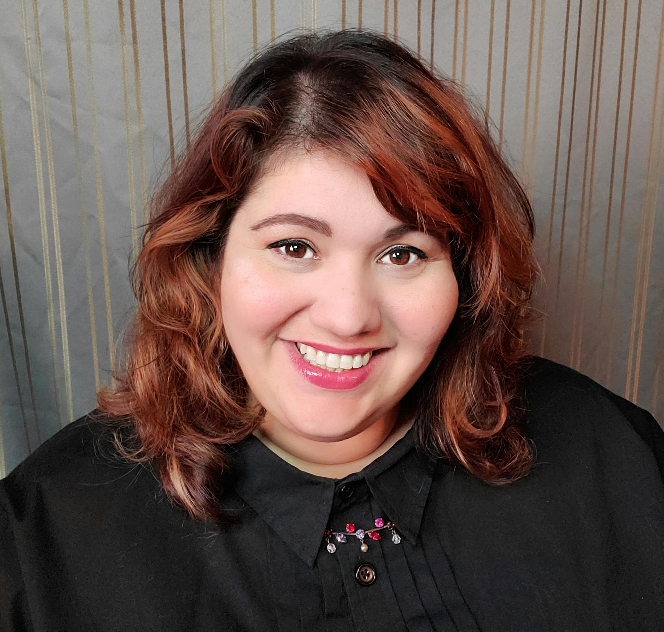 Portrait of candidate smiling