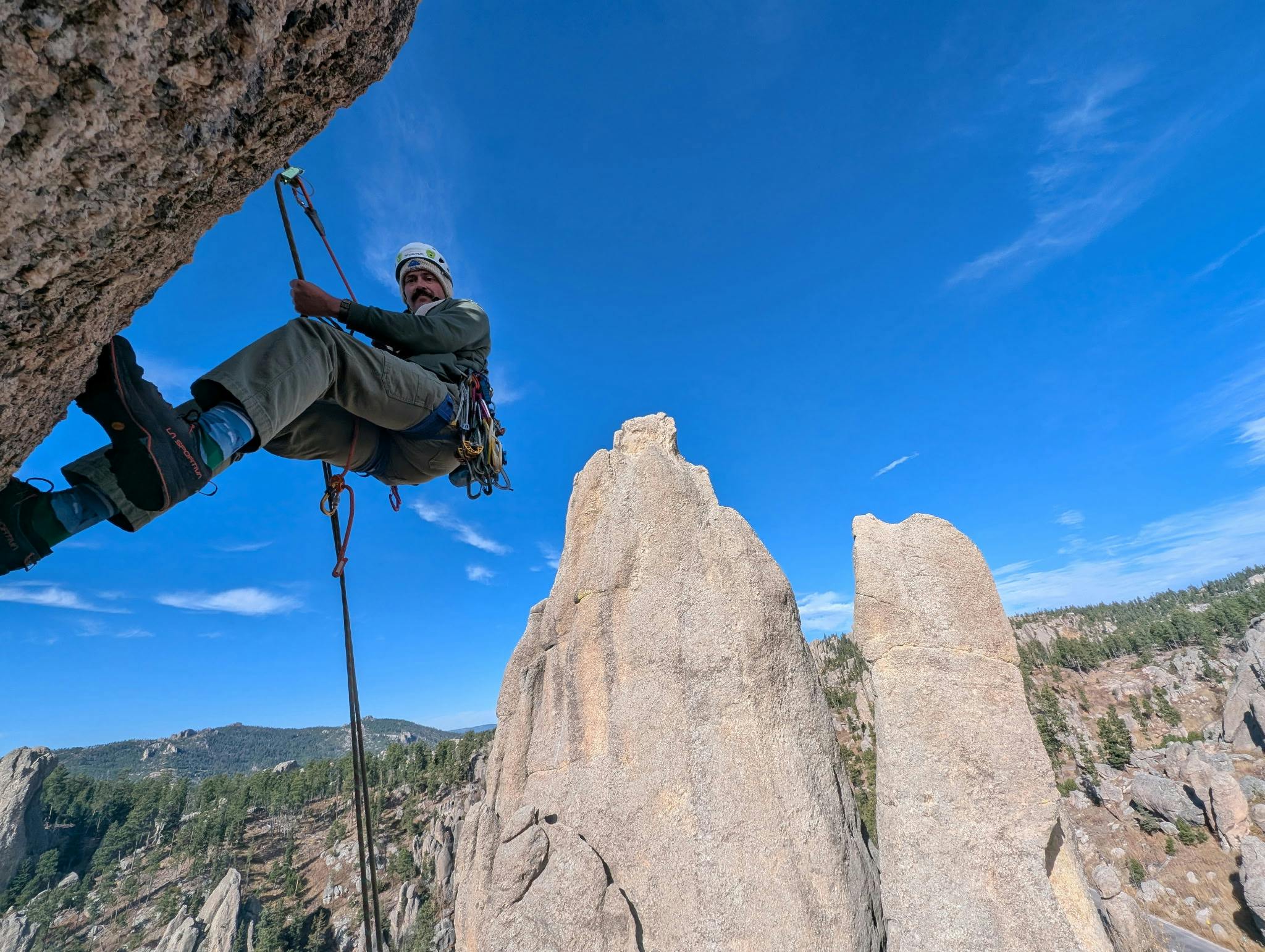 Jeff Shelton, climbing