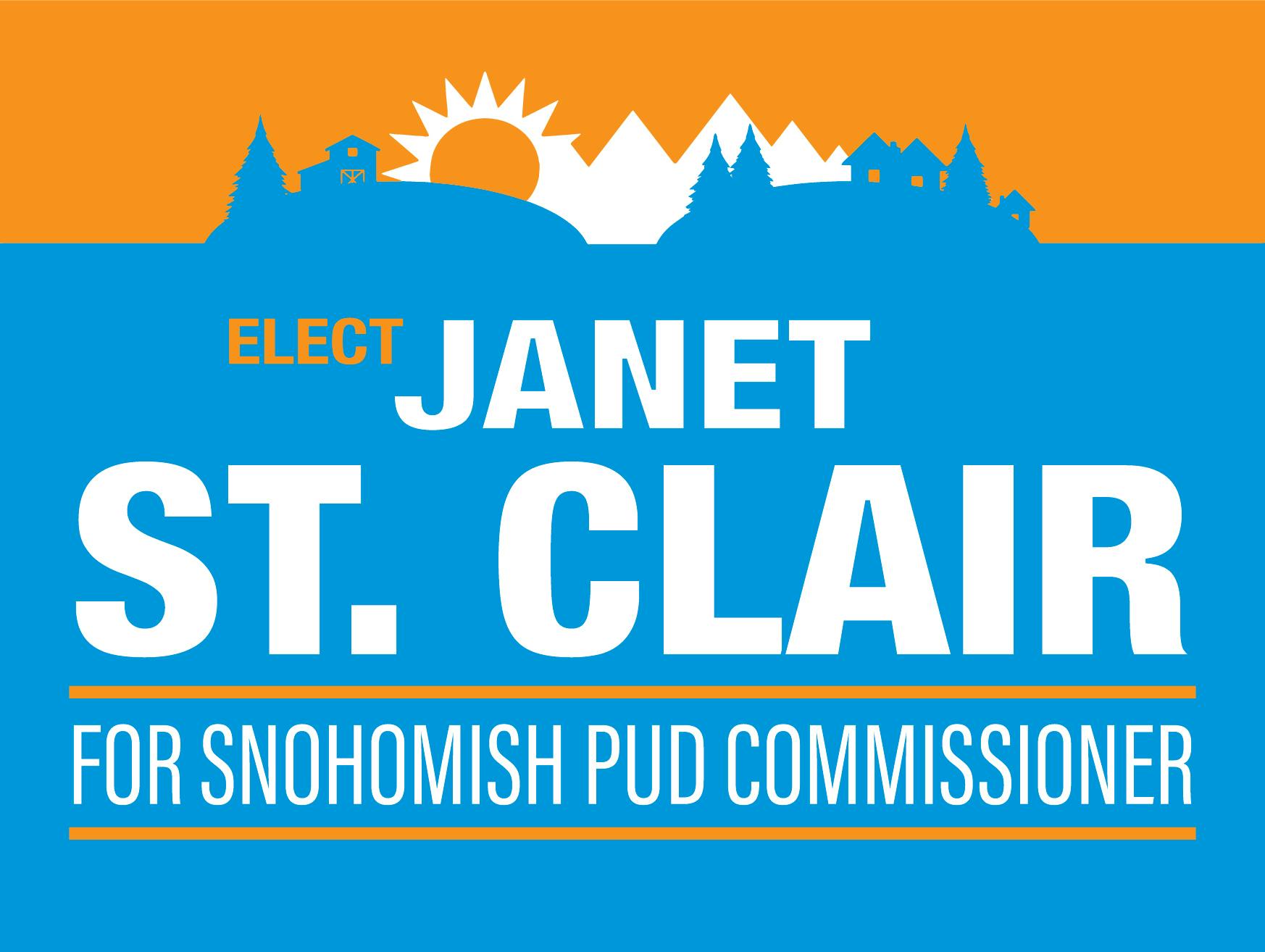 Janet St. Clair for State Senate LD10 logo