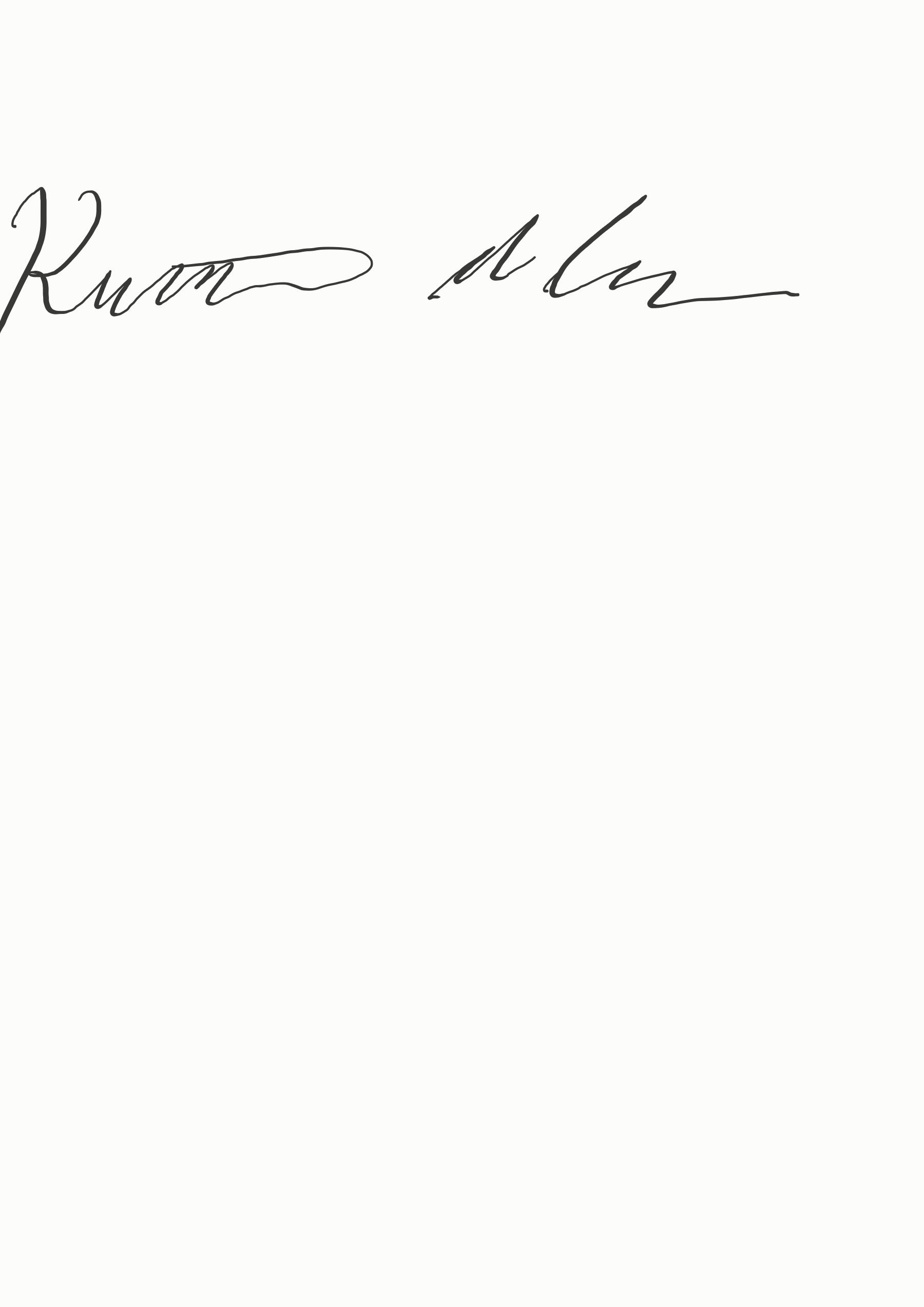 Candidate signature