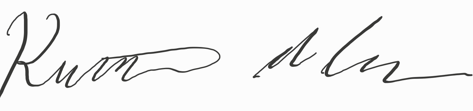 Candidate signature