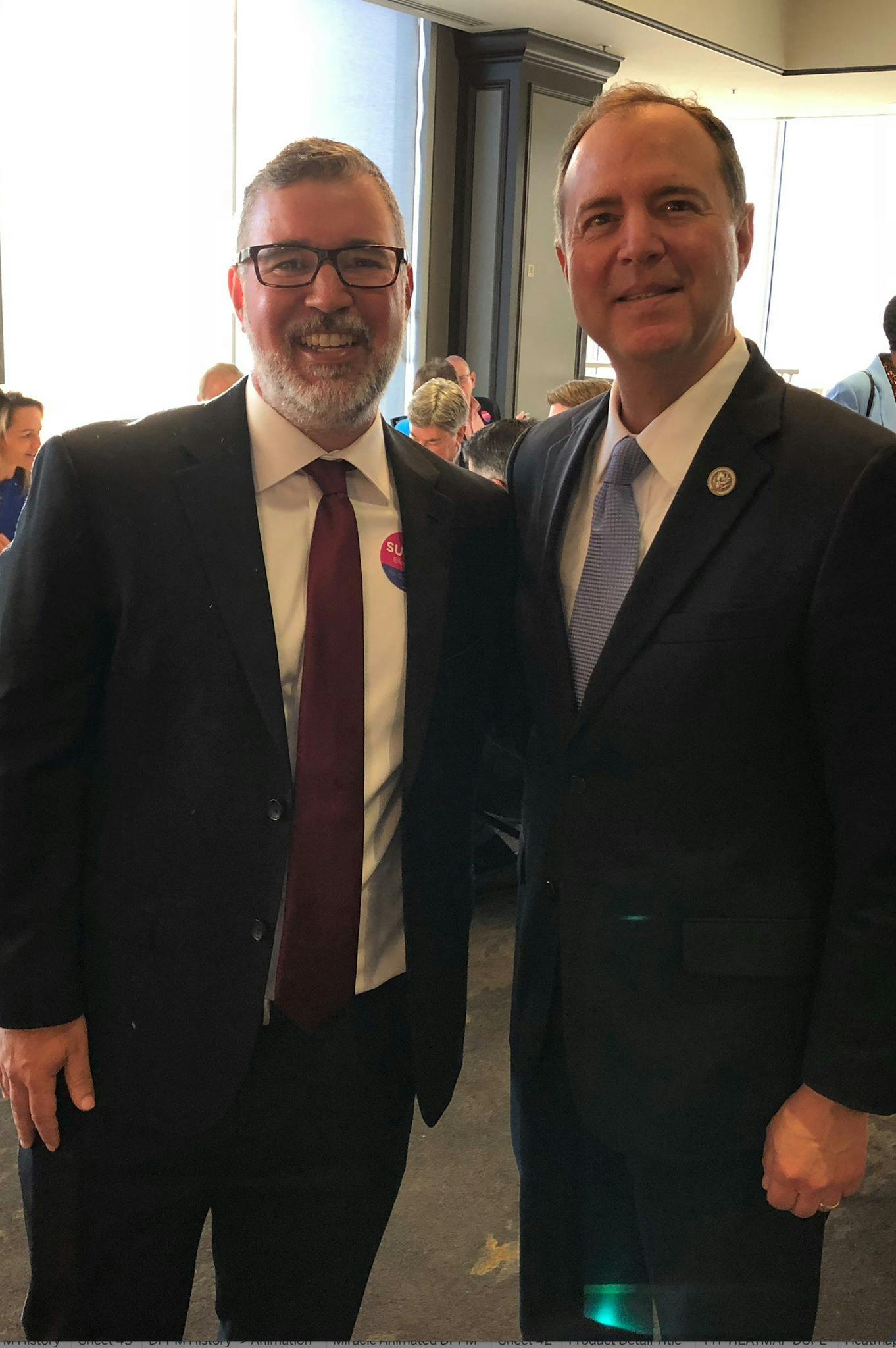 Photo with Senator Adam Schiff