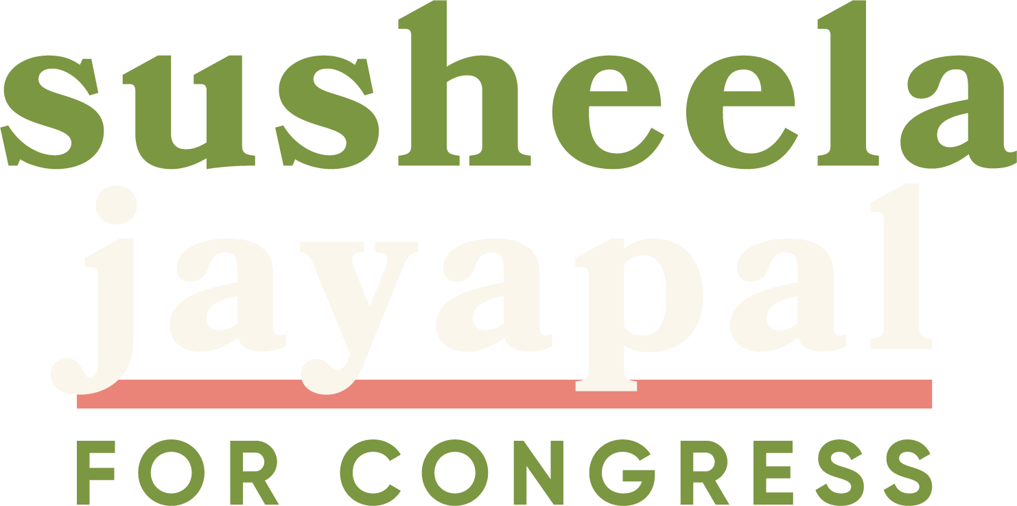 Susheela Jayapal for Congress logo