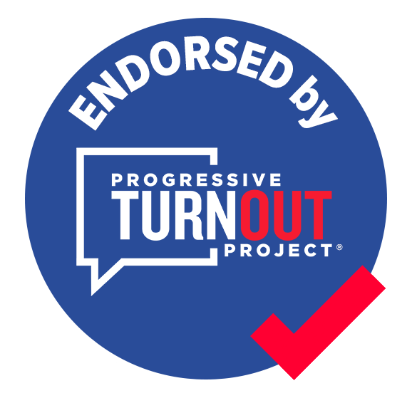 <p>Endorsed by Progressive Turnout Project</p>
