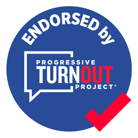 <p>Endorsed by Progressive Turnout Project</p>