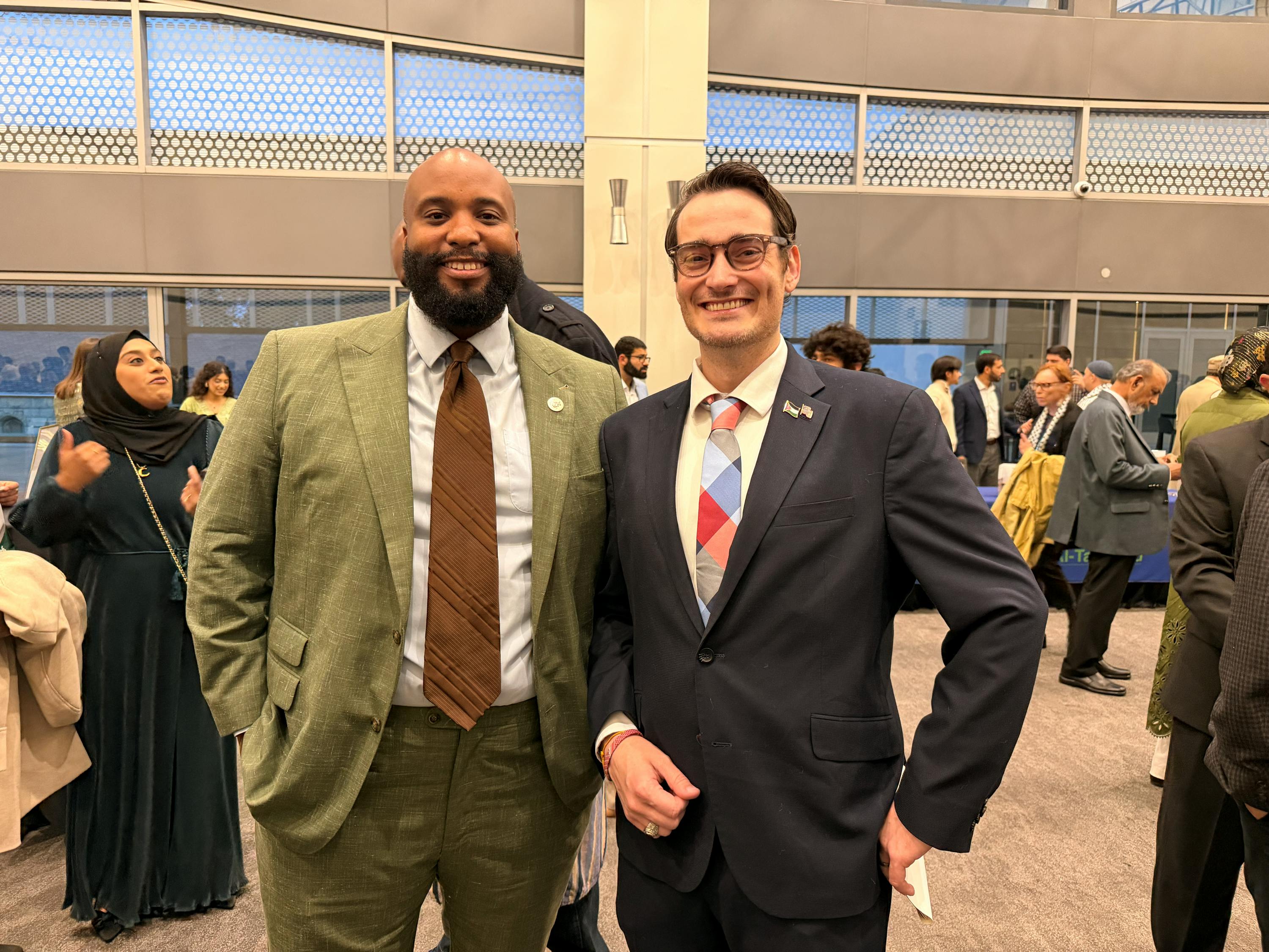 10-25-25 Chris with Chinua Rhodes at the CAIR banquet