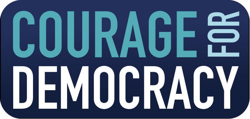 Courage for Democracy Logo