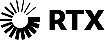RTX or Raytheon Logo