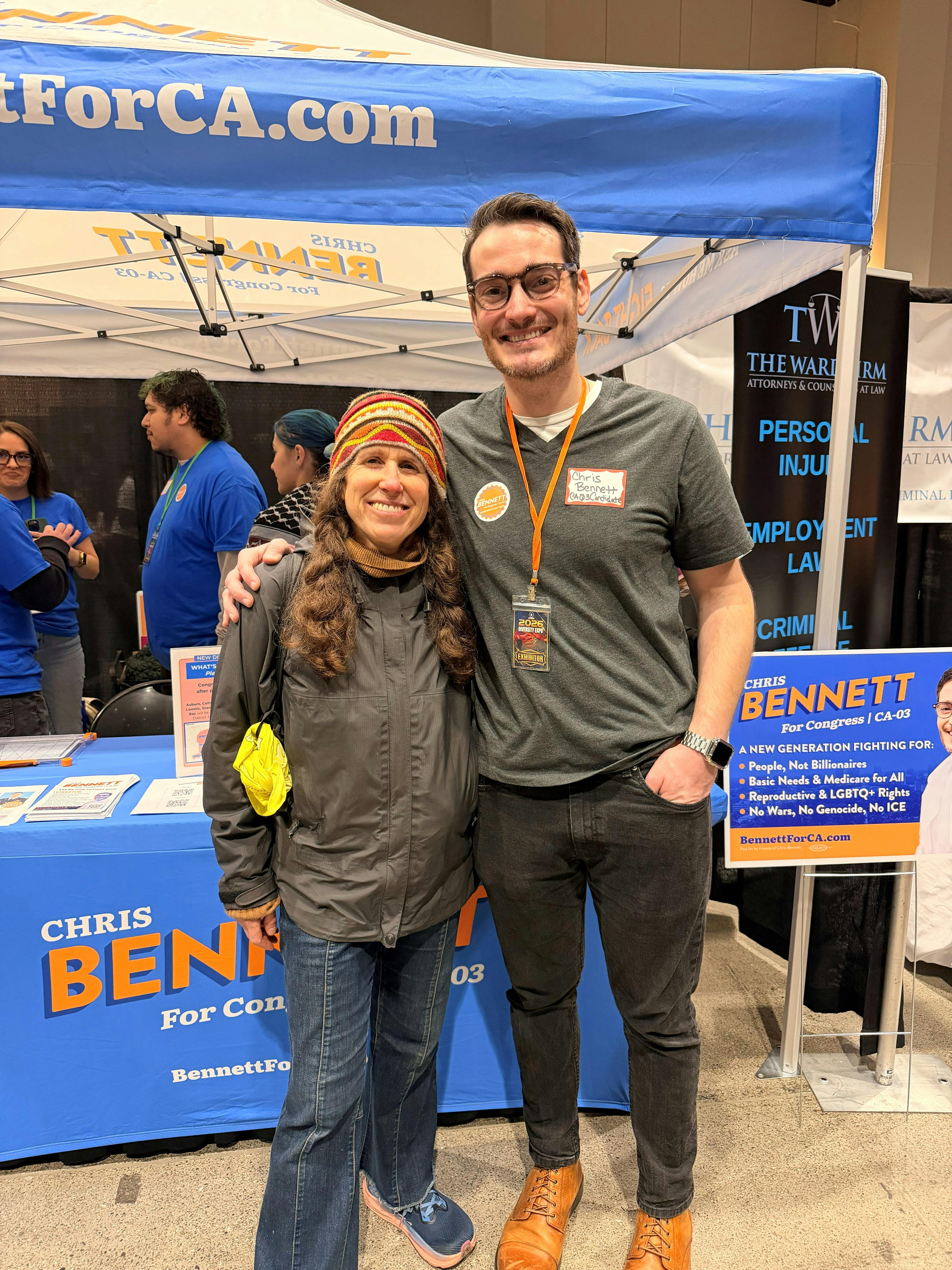 1-19-26 Chris at the MLK Jr 365 Diversity Expo