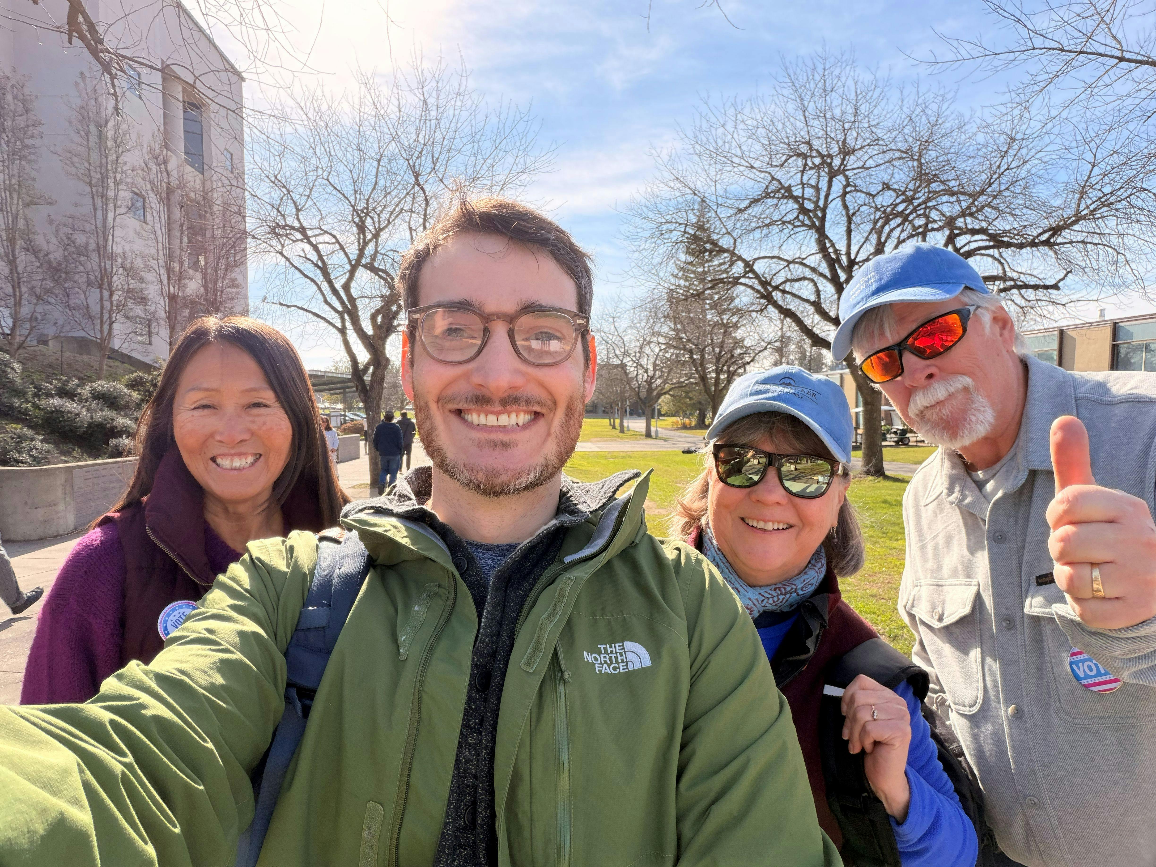 1-27-26 Chris registering students to vote at Sierra College
