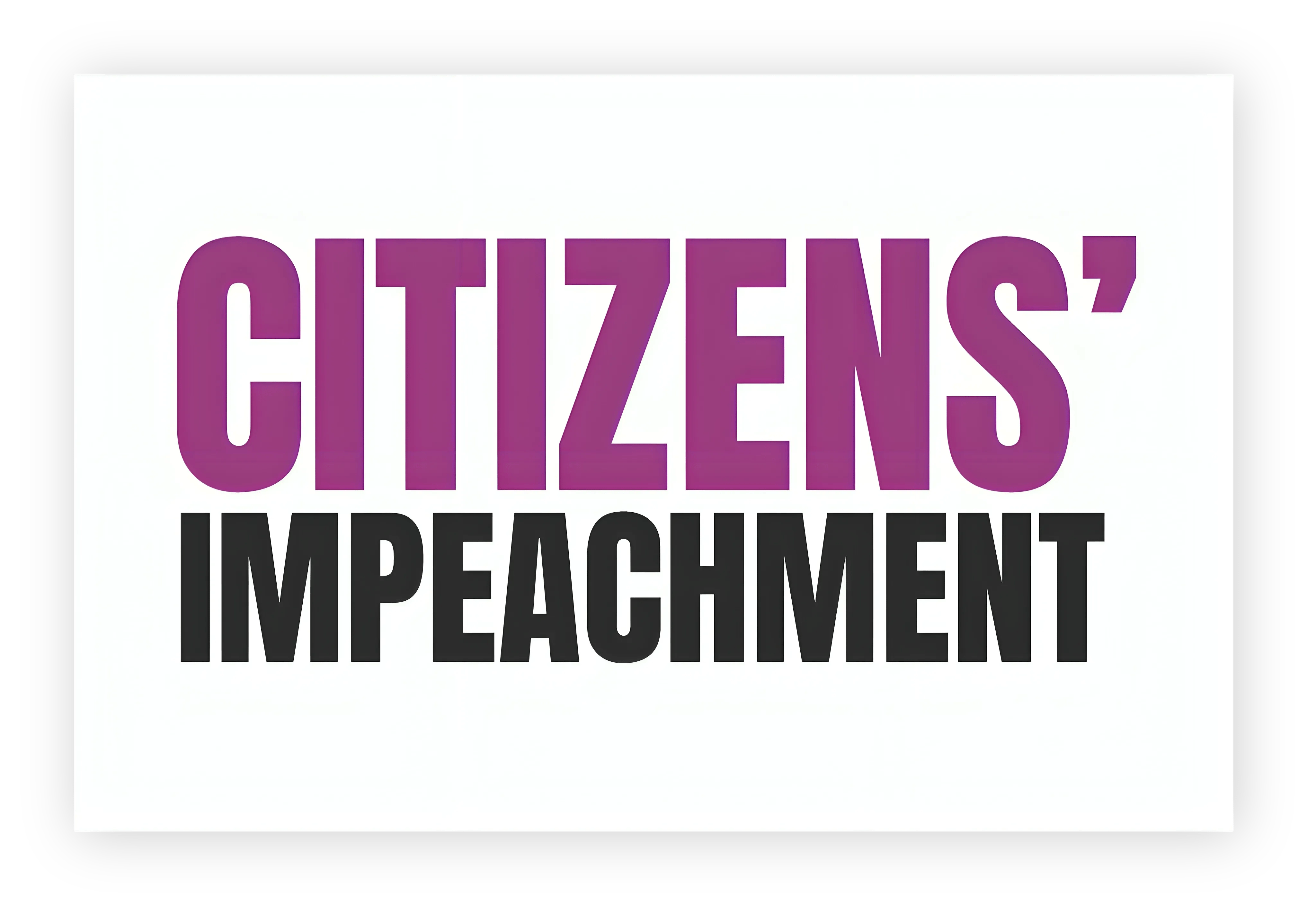 Citizens' Impeachment Logo