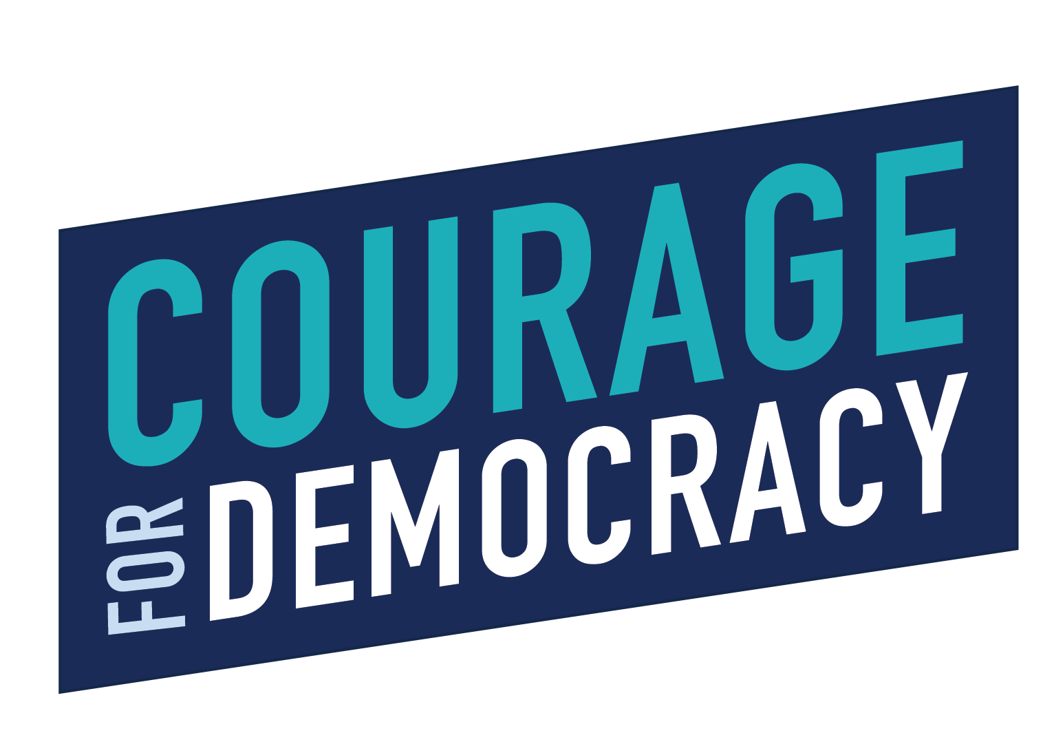 Courage for Democracy Logo