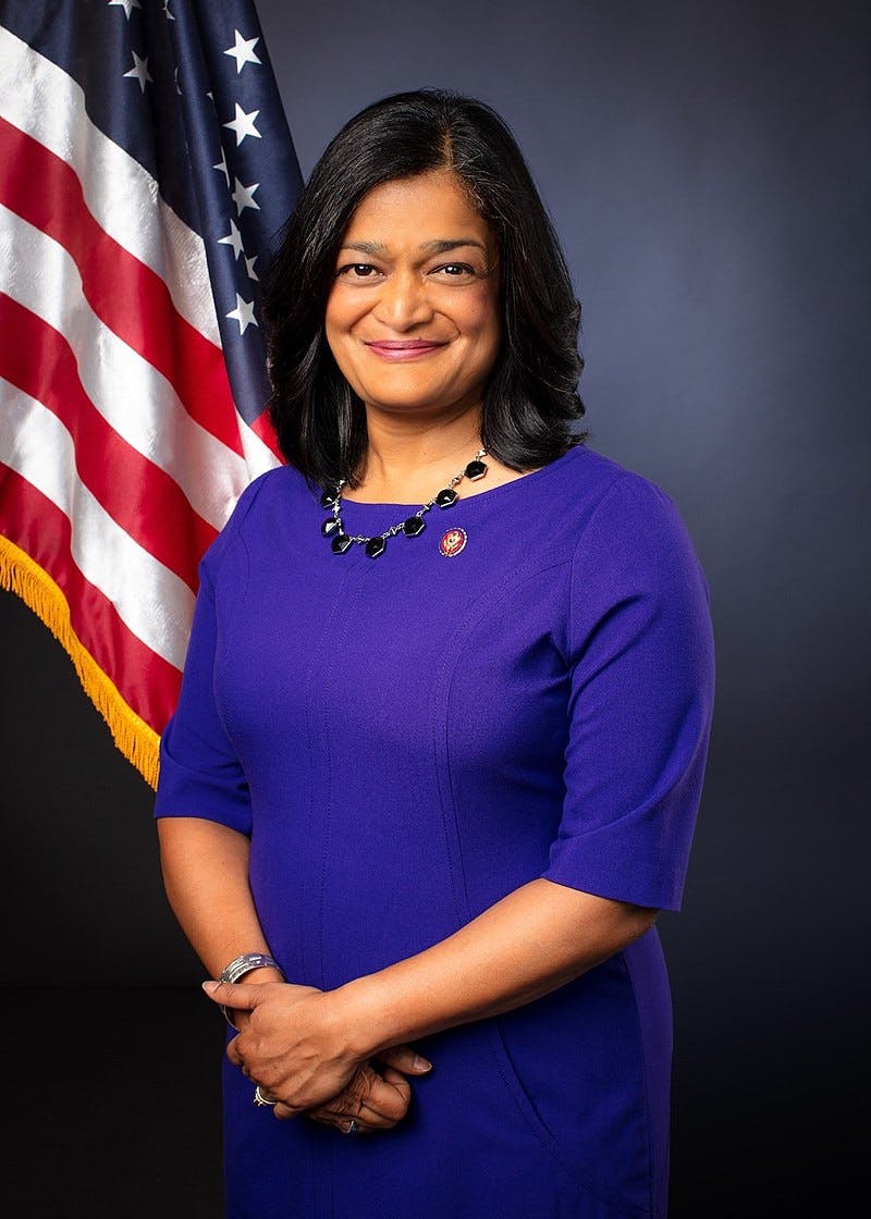 <p>CONGRESSWOMAN Pramila Jayapal</p>