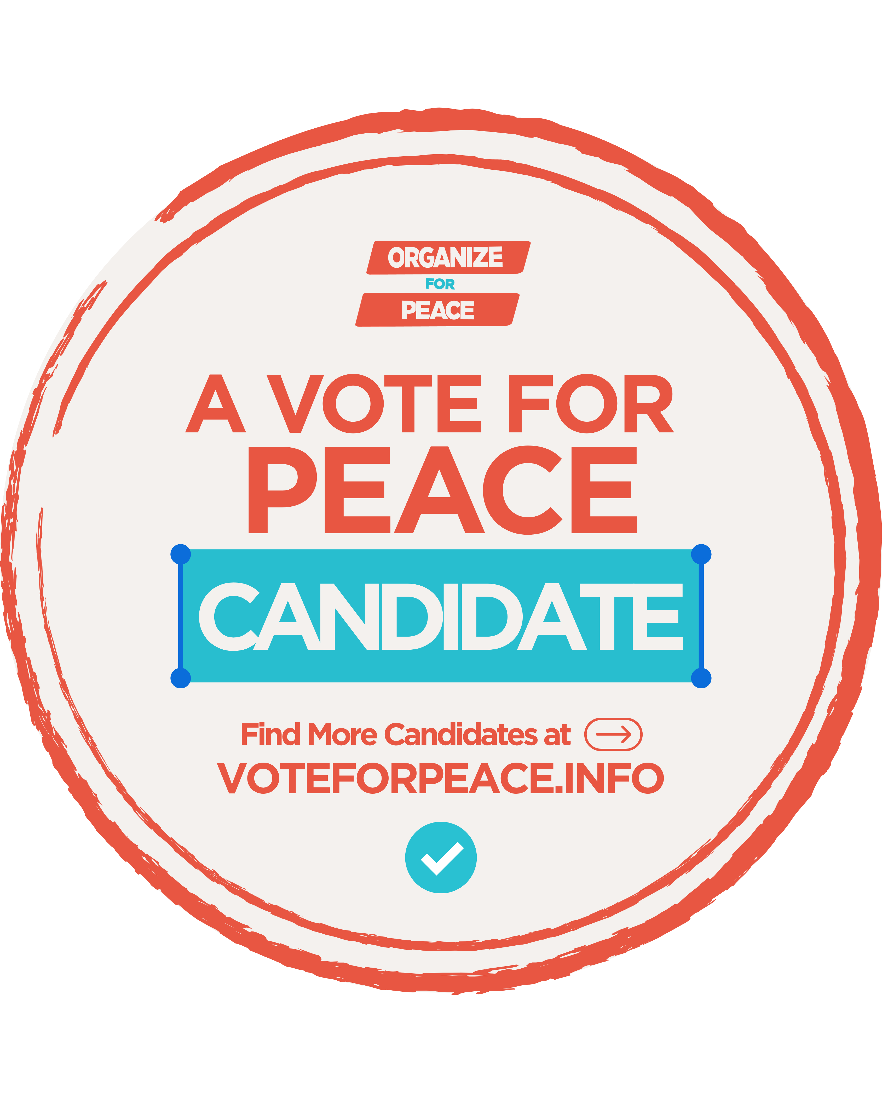 ORGANIZE for peace logo