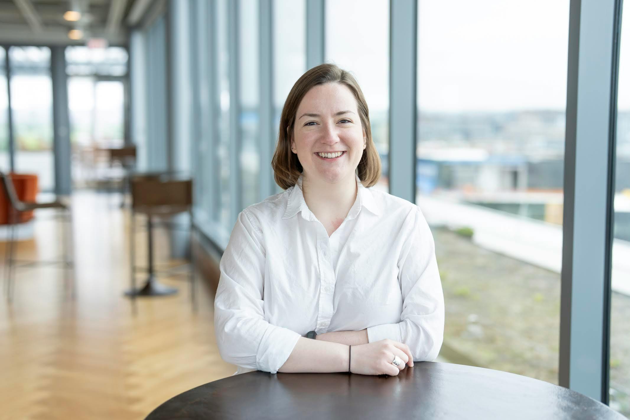 Portrait of director smiling