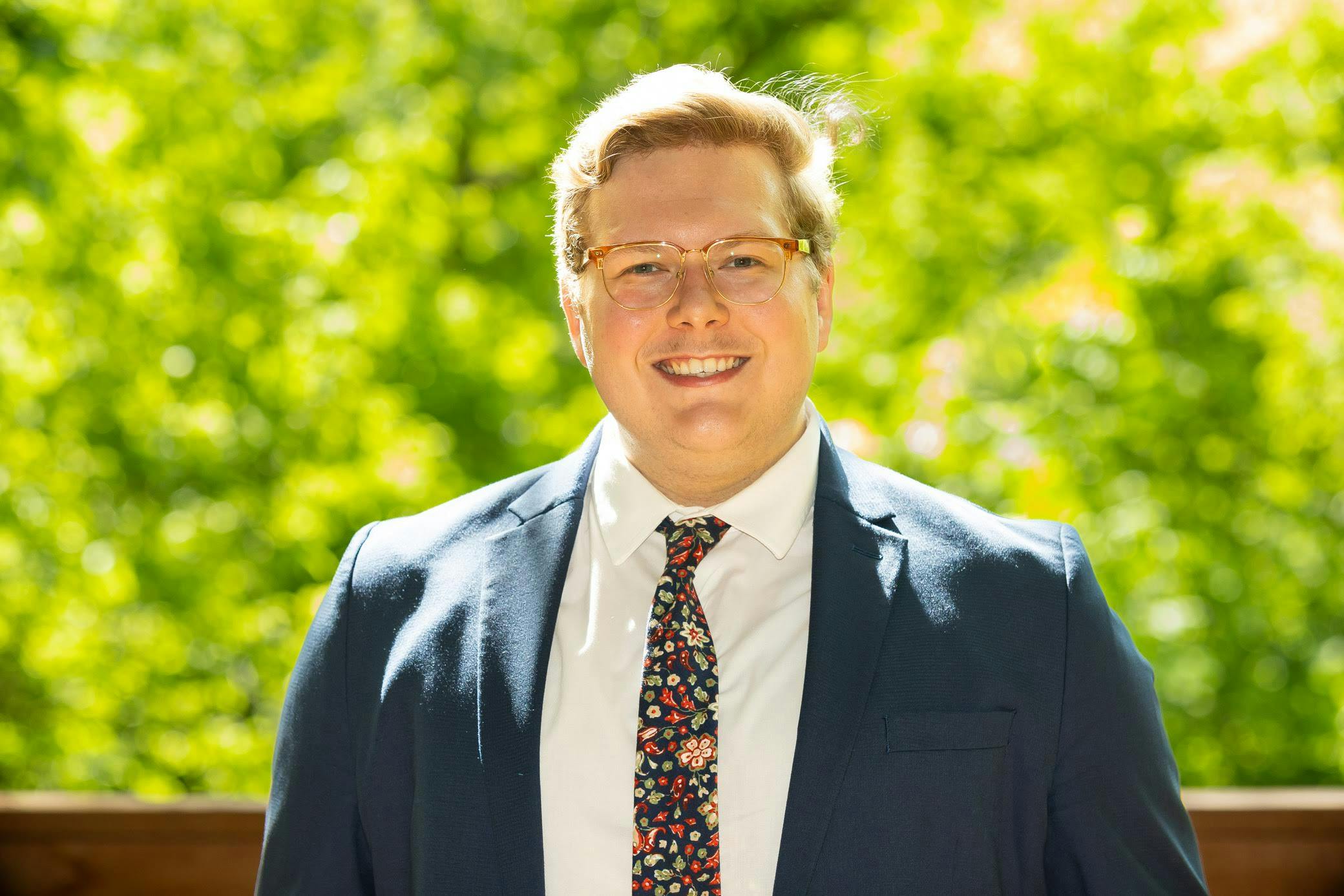 Portrait of associate smiling