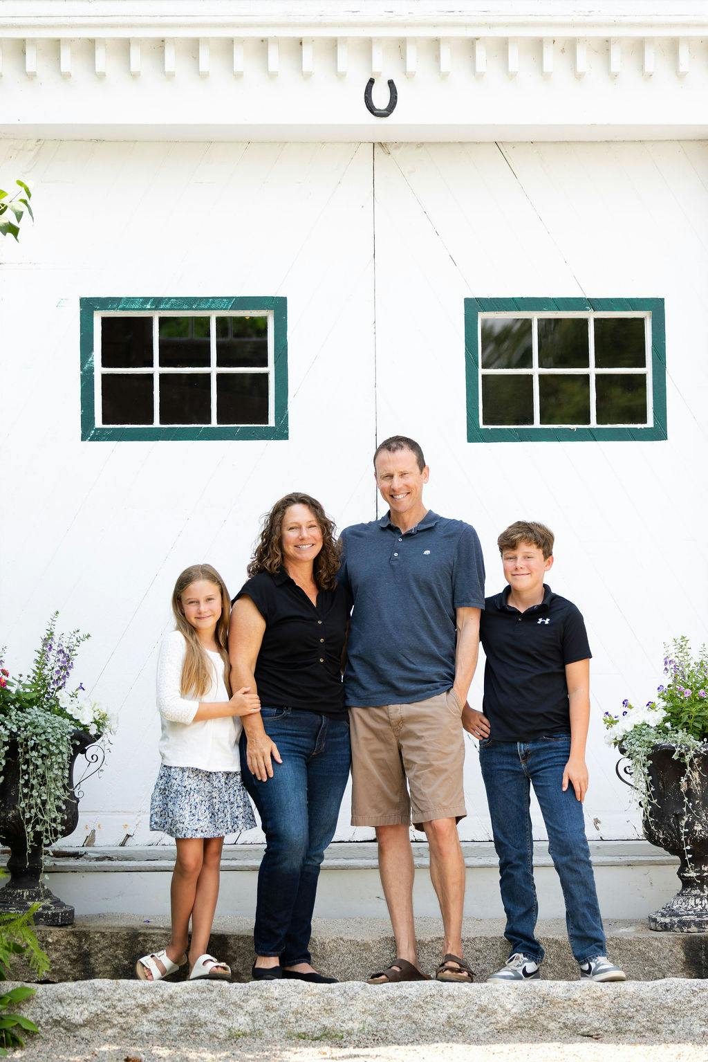 Candidate's family portrait