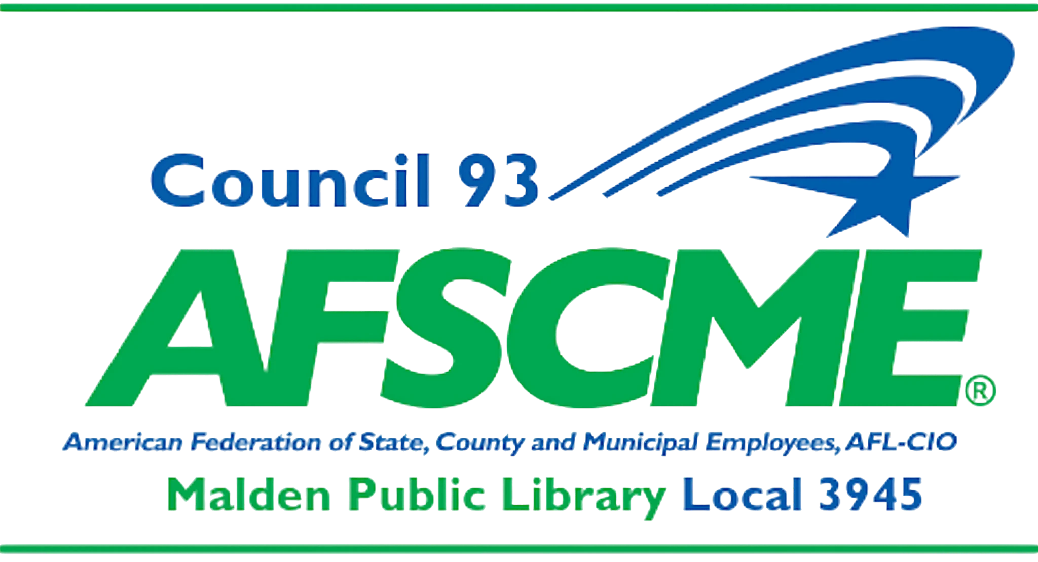 Malden Public Library Local 3945 logo