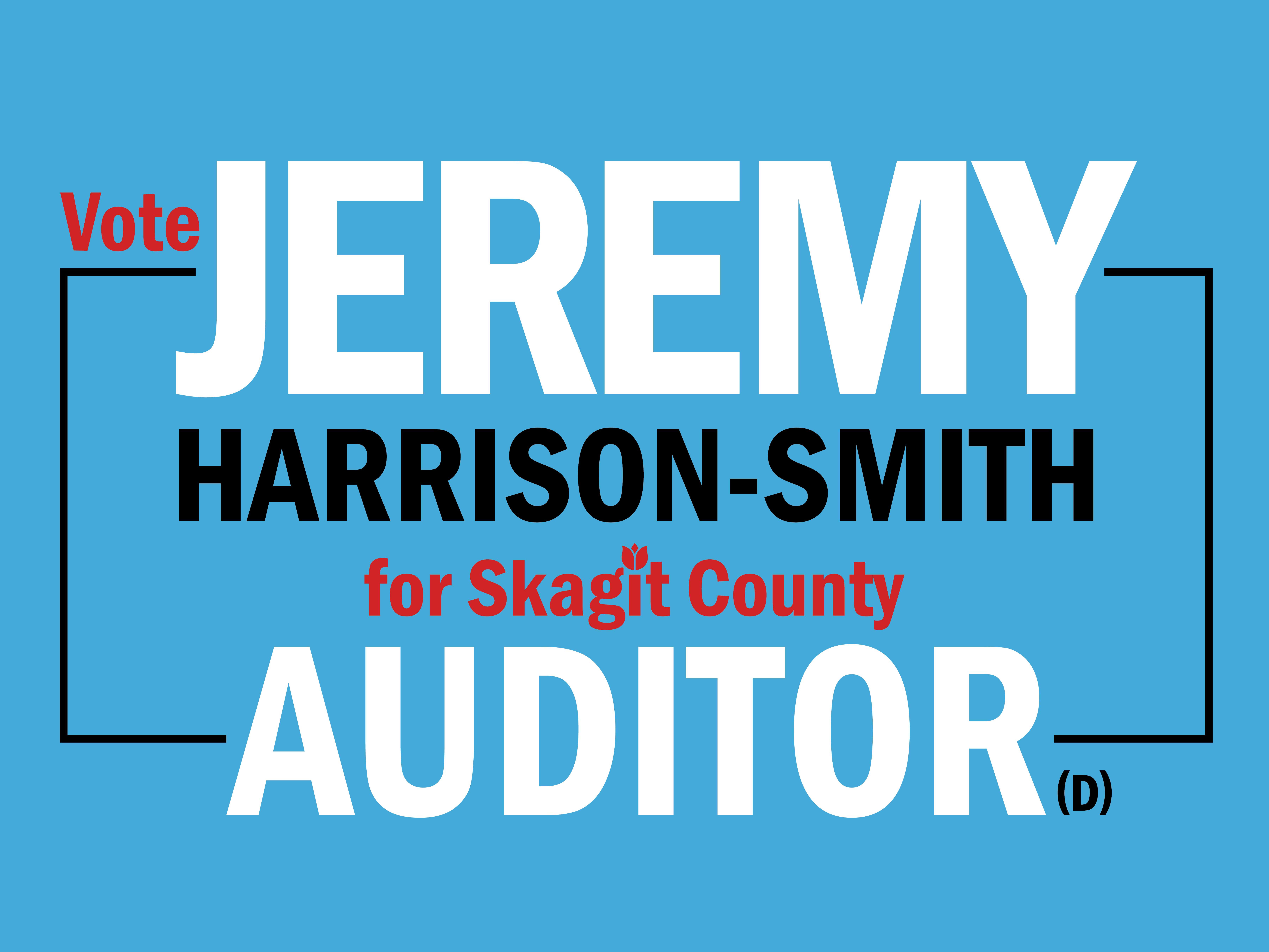 Jeremy Harrison-Smith for Skagit County Auditor logo