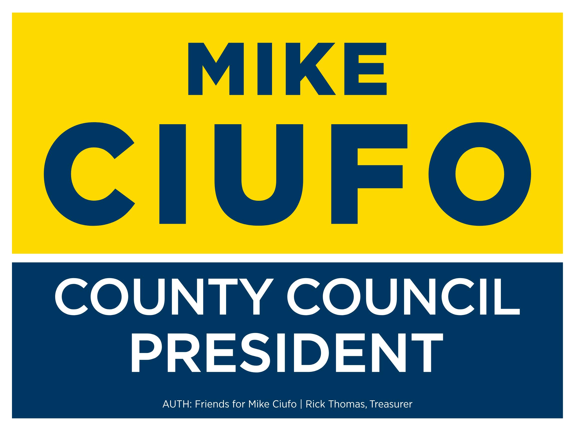 Mike Ciufo for Harford County Council President logo
