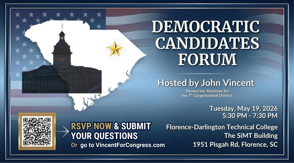 RSVP for the Democratic Candidates Forum