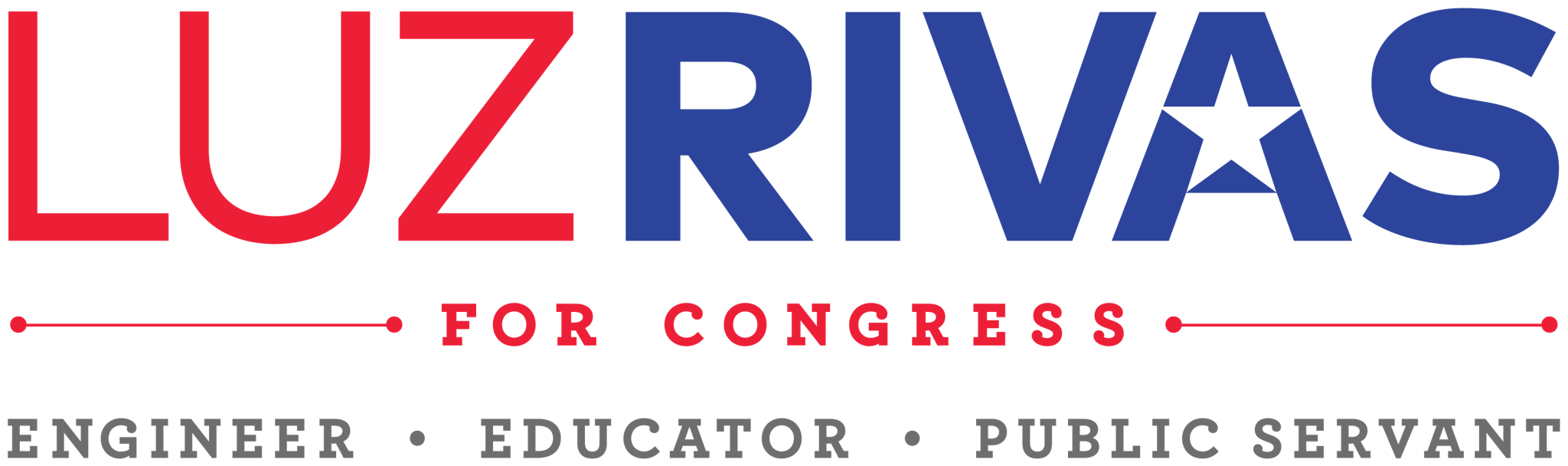 Luz Rivas for Congress 2024 logo