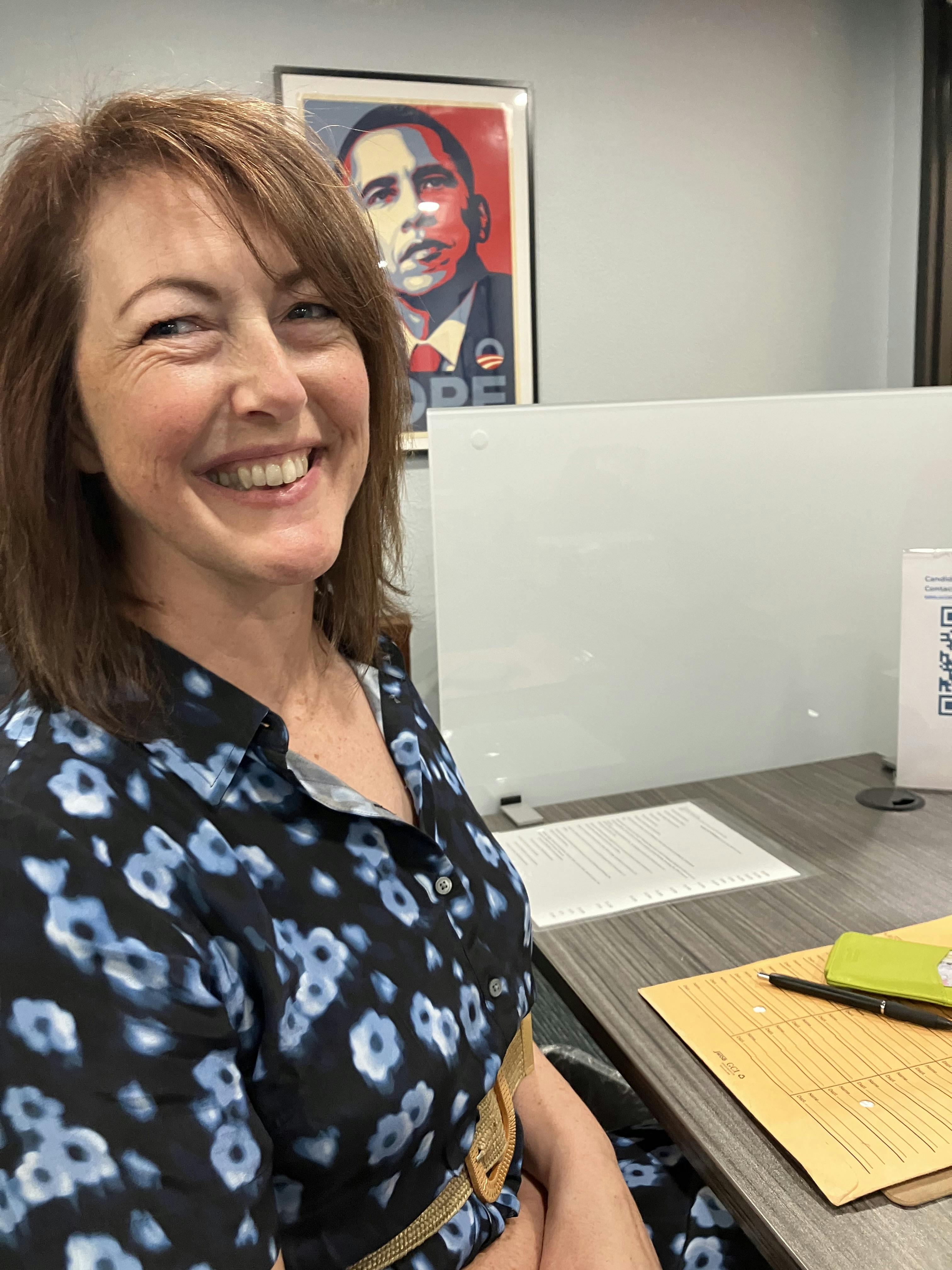 Claire filed to run for office!