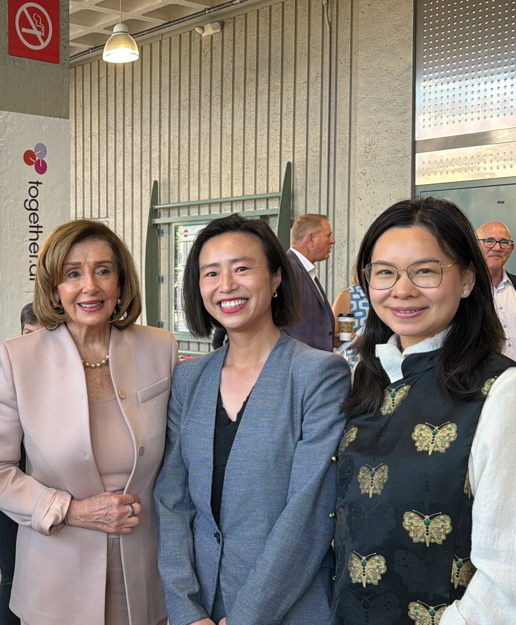 Connie Chan with Nancy Pelosi