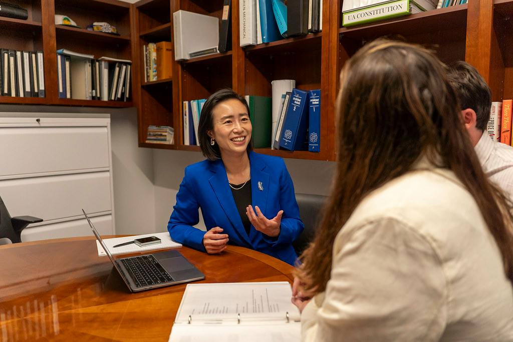 Connie in Office