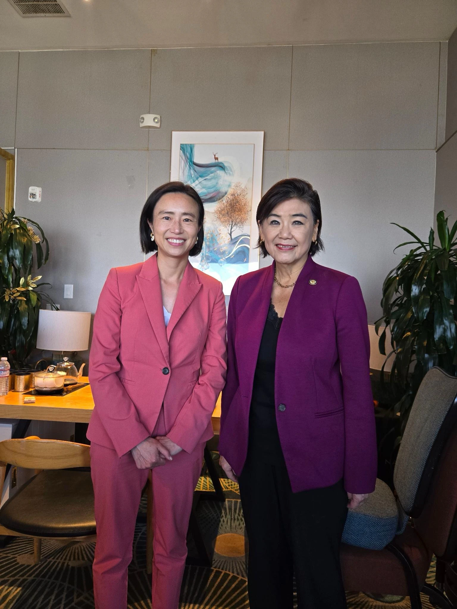 COnnie Chan with Congresswoman Judy Chu