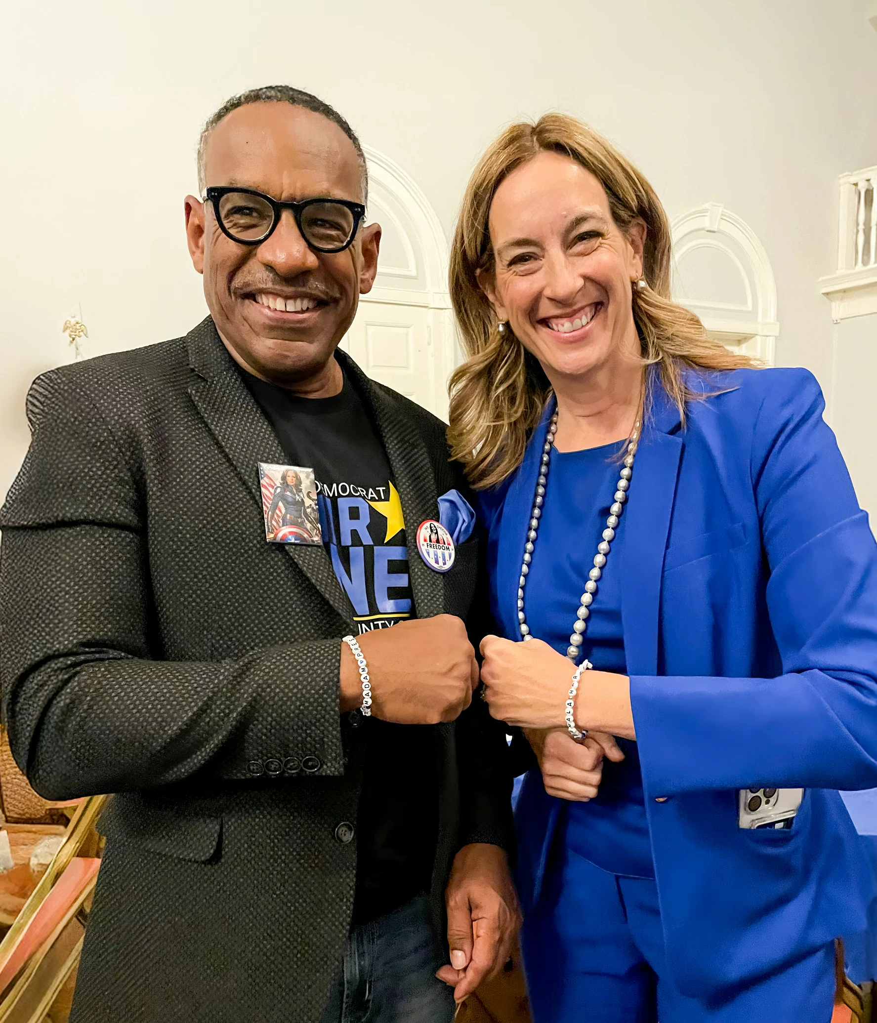 Governor Sherrill and Chairman LeRoy Jones Jr