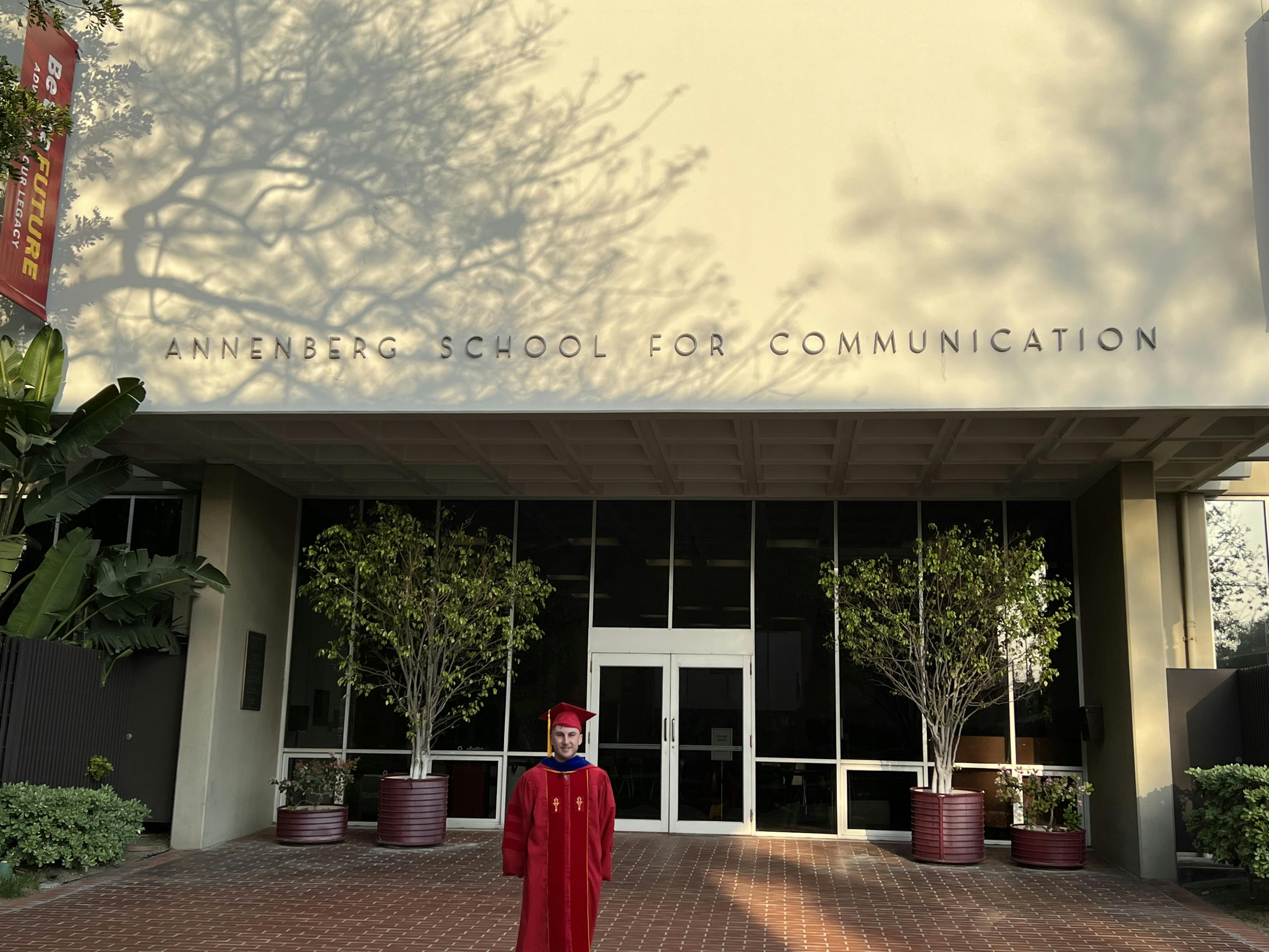 Tyler at his Ph.D. hooding ceremony