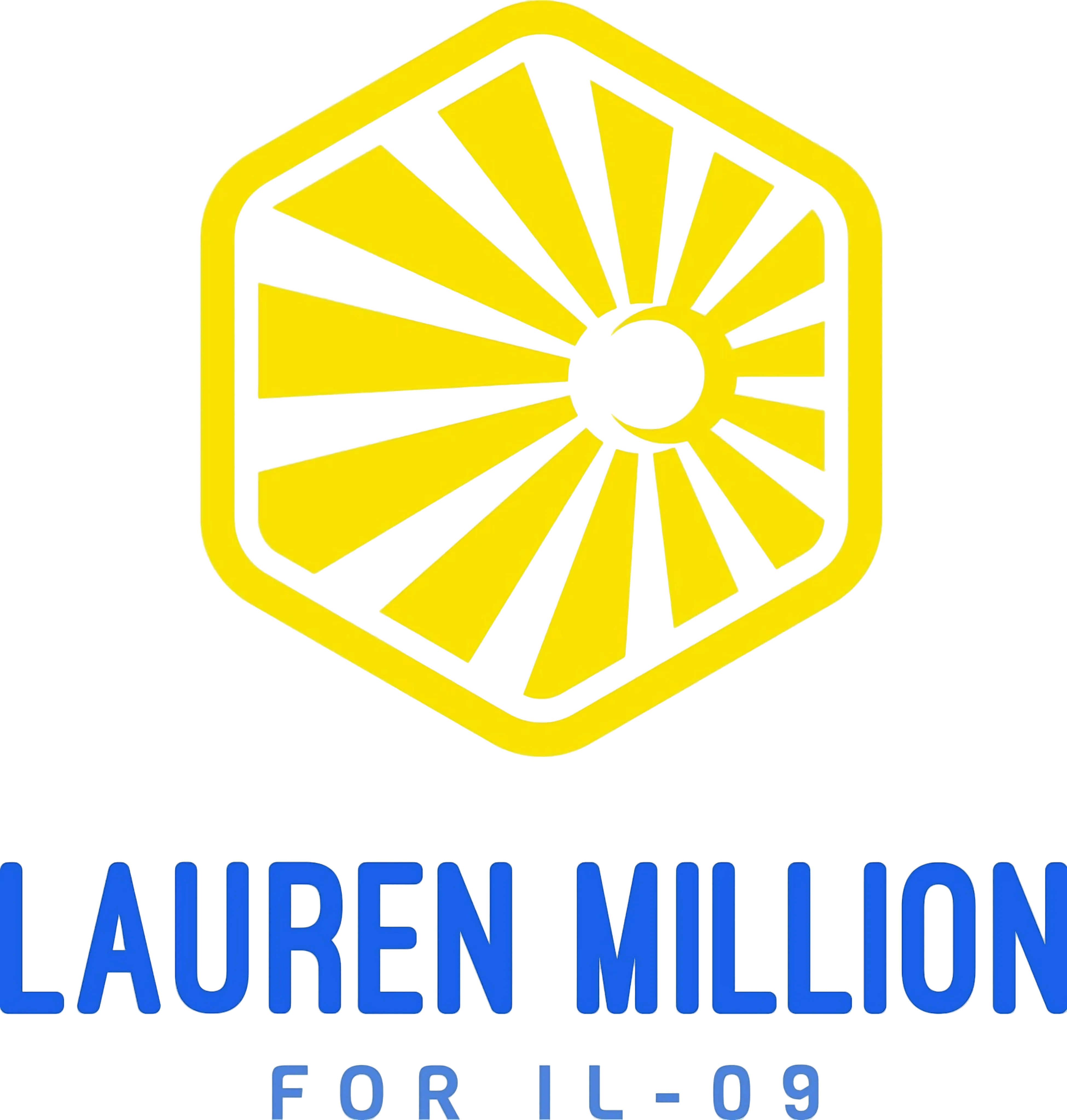 Lauren Million for IL-09 logo