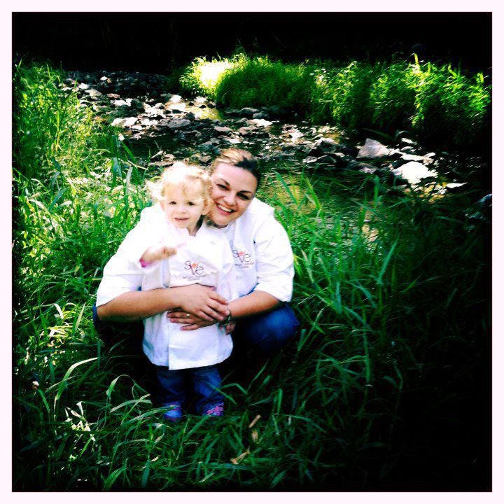 Sarah and her daughter