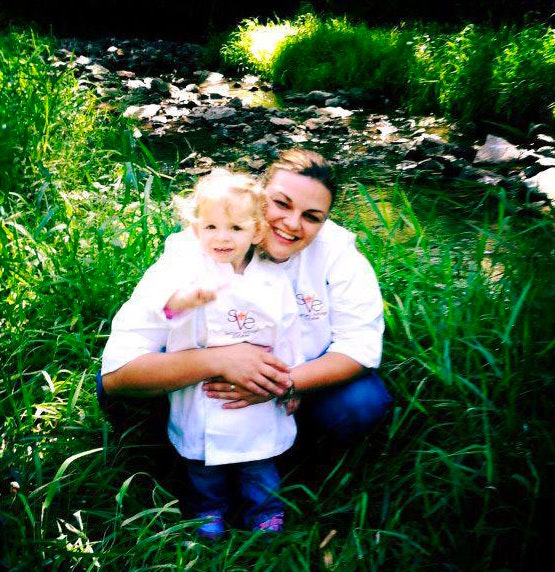 Sarah and her daughter