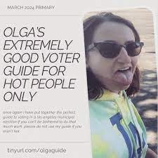 Photo of <p>Olga's March 2024 Voter Guide</p>